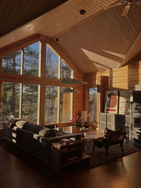 Golden hour in my living room