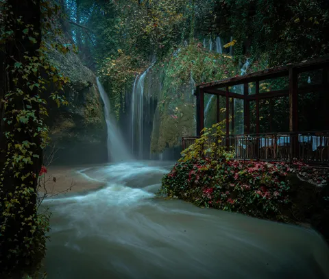 One of the most beautiful restaurants I have ever eaten at in the mountains of Lebanon.