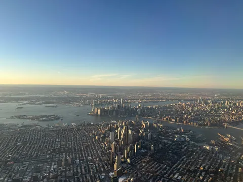 [OC] NYC from a plane