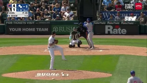 Crazy scoring play in the Cubs 5-4 victory vs the White Sox