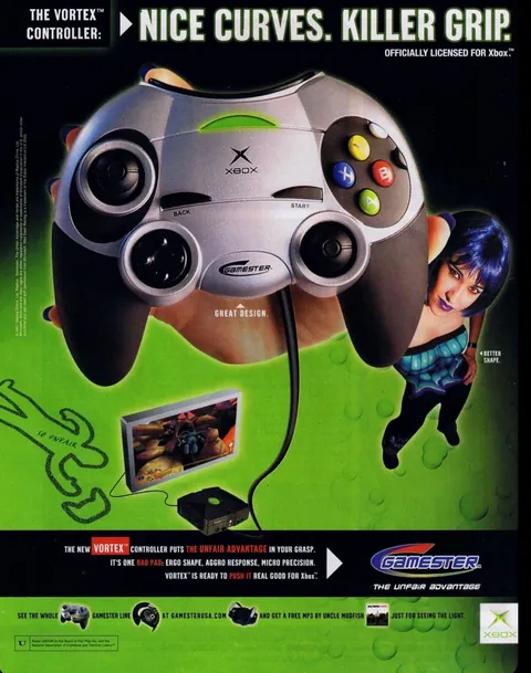 Xbox Vortex controller ad (2003)