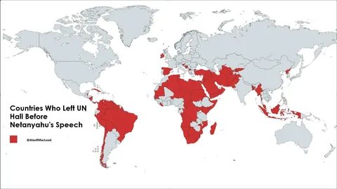 España es uno de los 77 países que han dejado plantado a Netanyahu en la ONU.