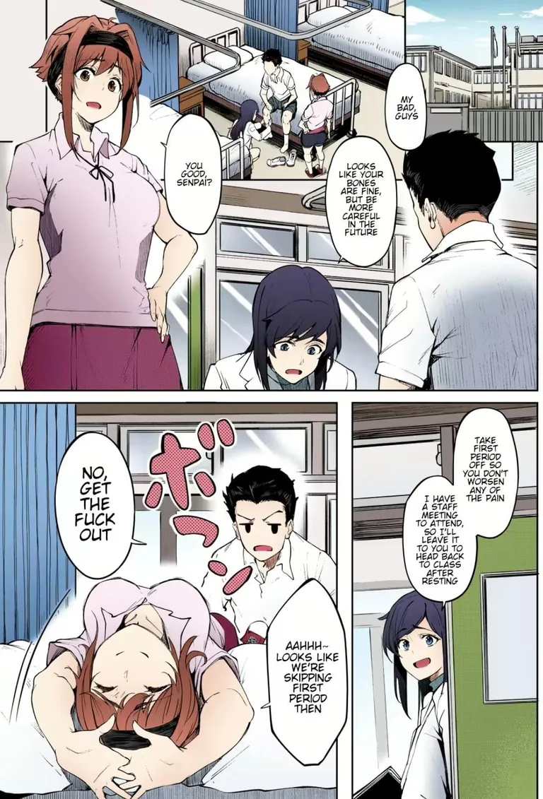 Biker shorts + a teasing girl. This is actually top tier doujin