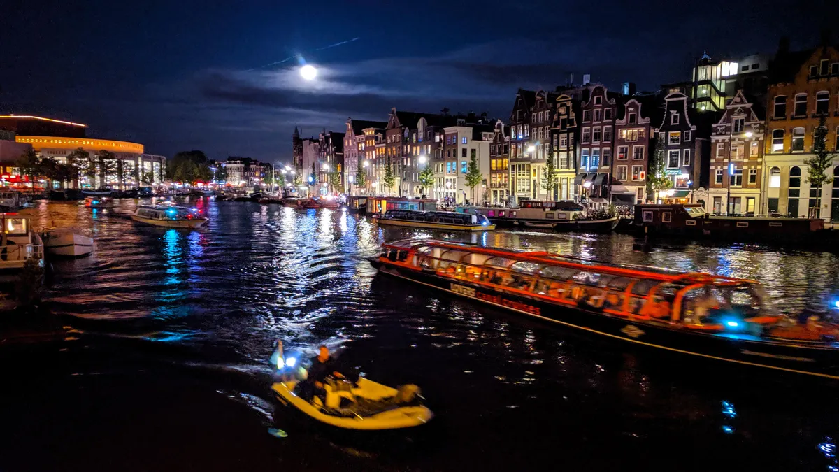 Cool lighting in Amsterdam