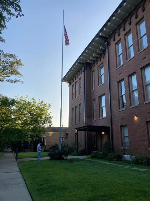 my old apartment: housed in a converted schoolhouse, New Orleans