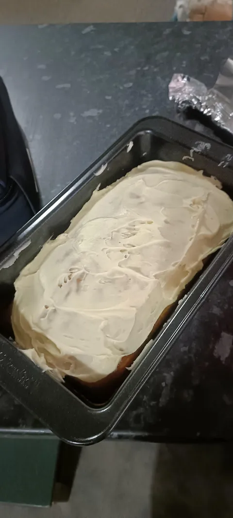 Girl at work makes everyone a cake on their birthdays... Today I got one