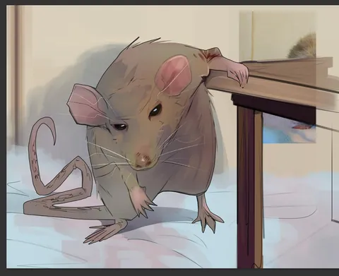 I drew fanart of some rats here