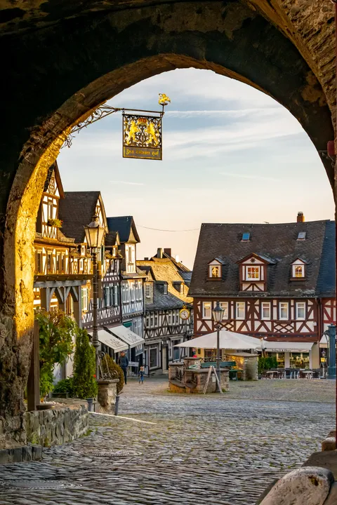 ITAP of an old town in Germany.