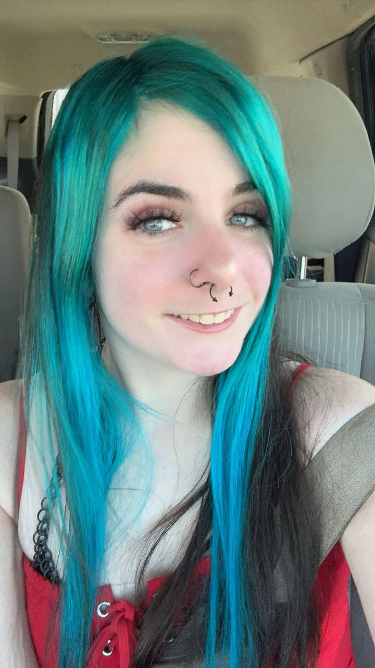 Ready to take this chain mail bra off for you 