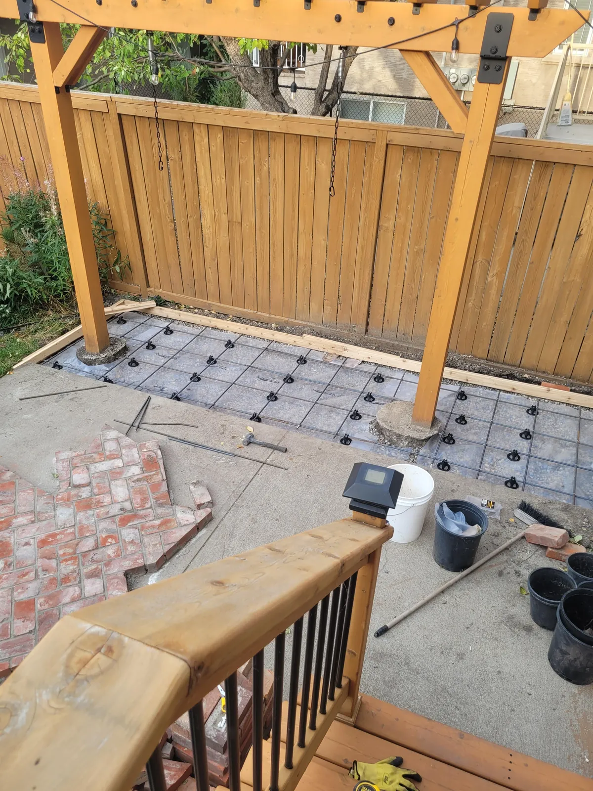 I built a patio to go with my pizza oven