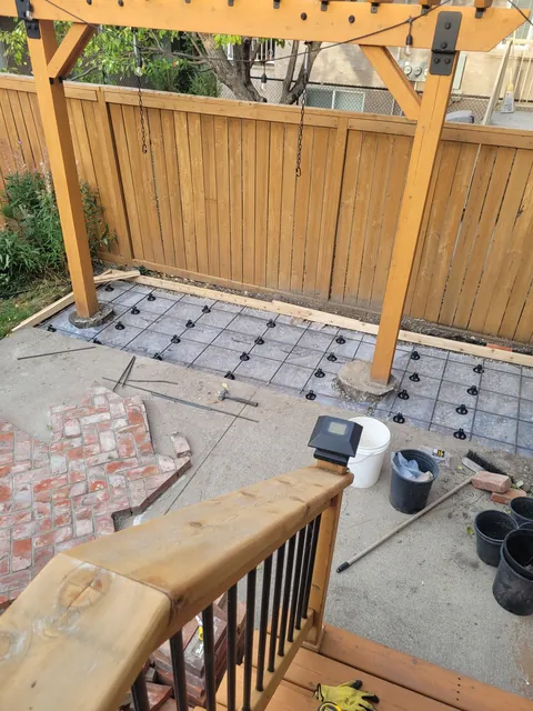 I built a patio to go with my pizza oven