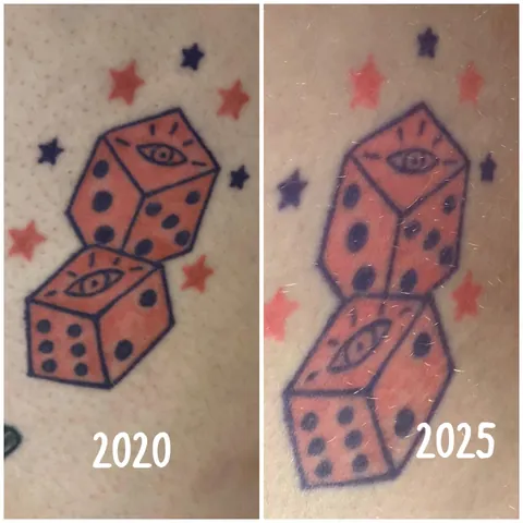 Before and after tattoos