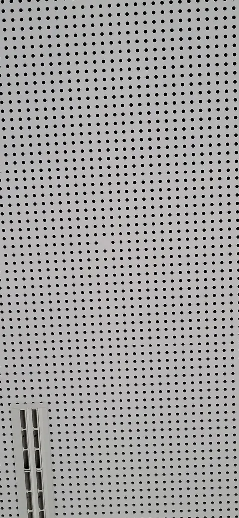 In the ceeling of my office one hole is missing and it drives me mad