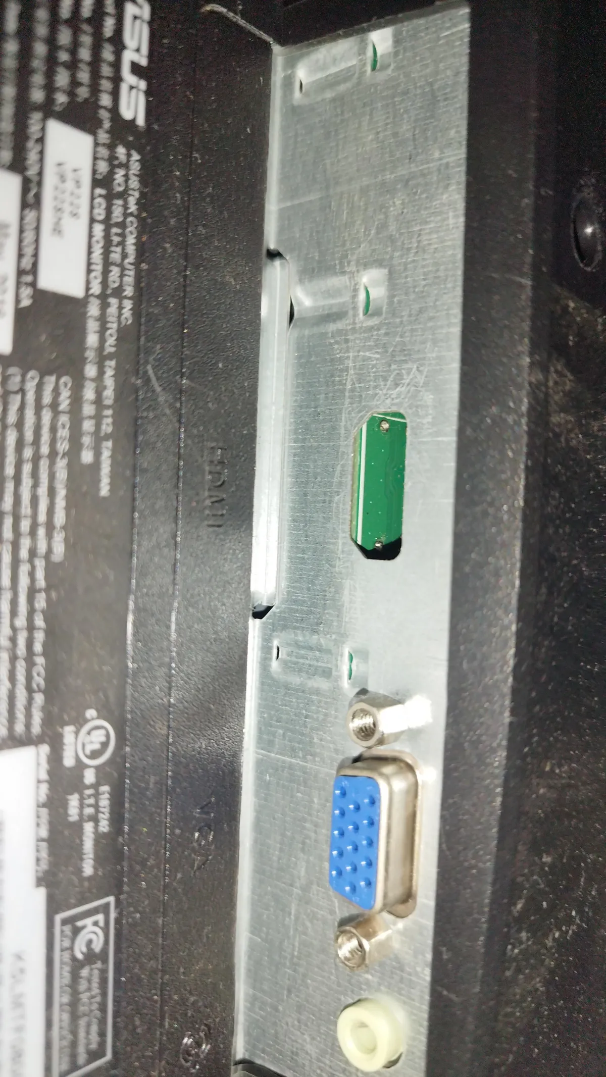 hdmi port dissapeared