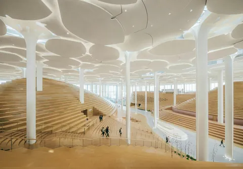 Beijing City Library by Snøhetta, 2024