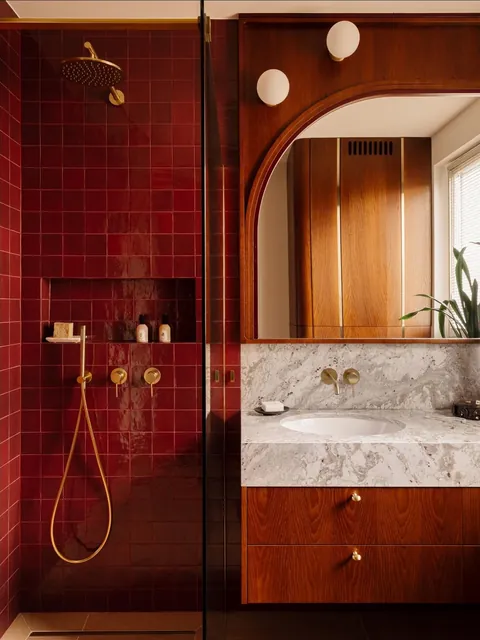 Bathroom of an apartment in Warsaw, Poland. [1397x1863]