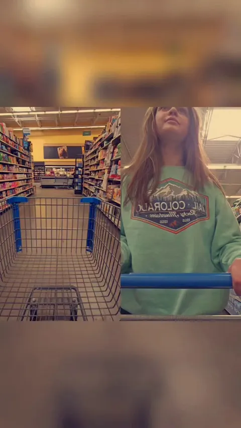 Flashing in Walmart! 