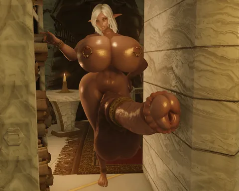 Final remaining priestess of lord Auri-El, faithfully maintaining his last sanctum [OC]