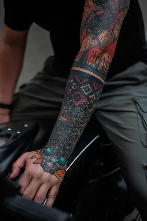 Andrii Moroz. Ukraine 2025. Fully healed. Forearm is coverup.