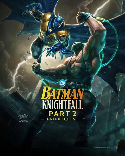 Batman Knightfall Part 2 Official Poster By Kelley Jones.