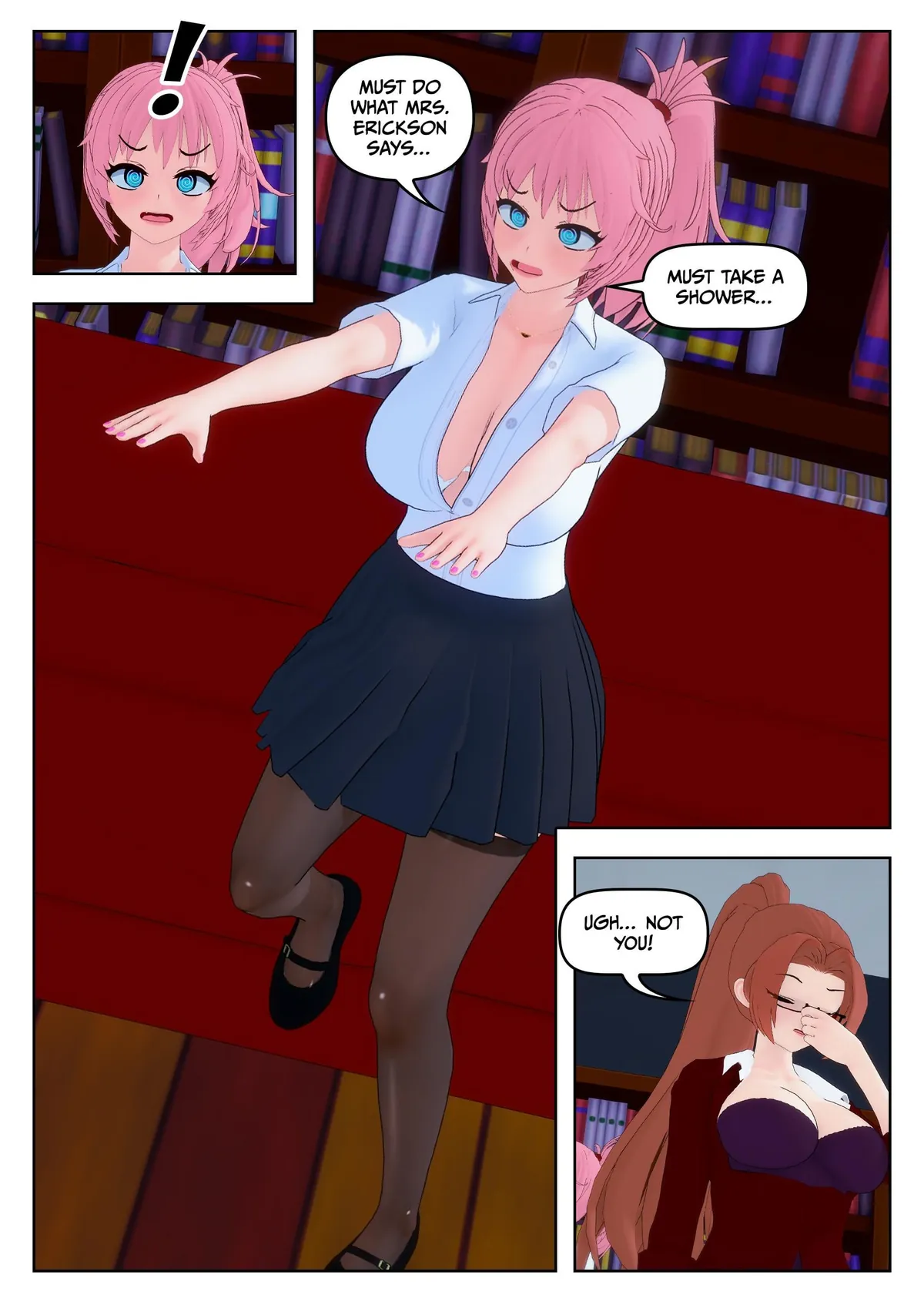 HN25 - Day 01 - Honey I'm home - [Comic] [Crystal] [Mrs. Erickson] [by RollB]