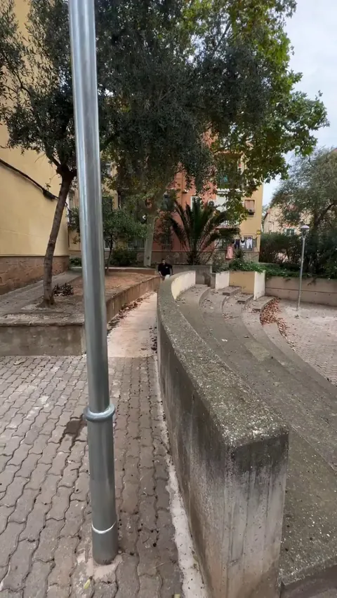 Can't decide which is more impressive: the long jump or the wall flip.