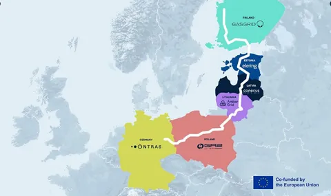 🇩🇪🇵🇱🇱🇹🇱🇻🇪🇪🇫🇮 Germany, Poland, Lithuania, Latvia, Estonia, and Finland have begun talks on the construction of a hydrogen pipeline. 🫡