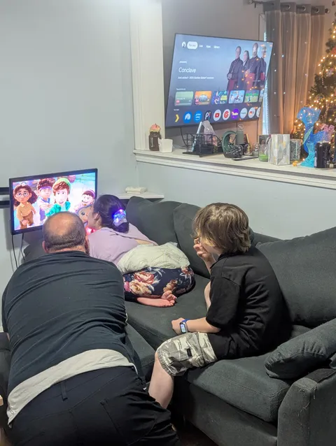 Husband was right. The 65in TV I got him was totally worth it. 