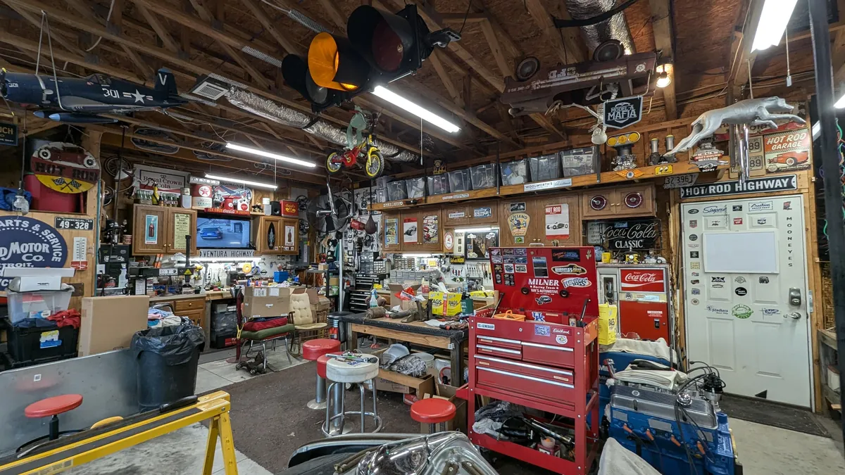 I heard y'all like old man garages...