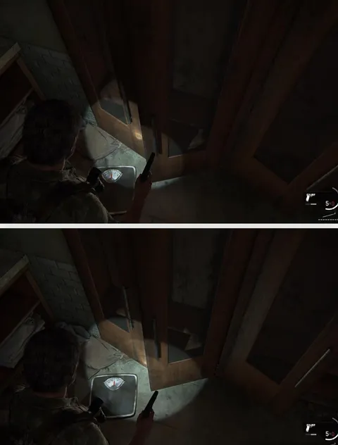 My fiancée was replaying The Last of Us and got so excited with the working scale