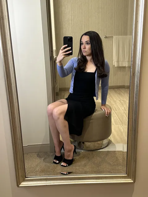 Heels that match my dress.