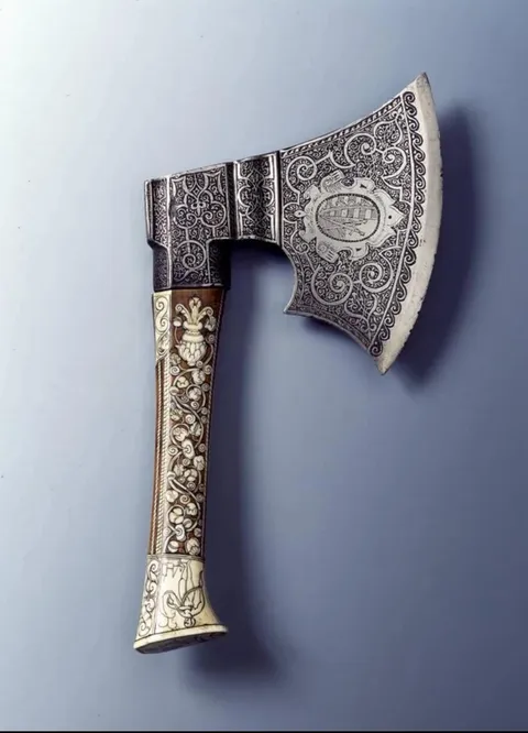 A German hand axe, circa 1570