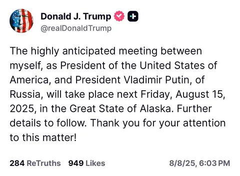 Trump is letting his handler, war criminal Putin, step foot on American soil.