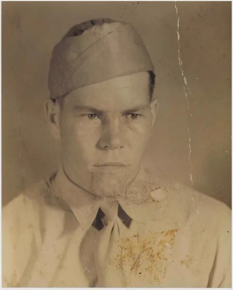 My Grandfather: 1 of 6 to survive of his 124 man recon troop in WW2. The 1st land div on Normandy