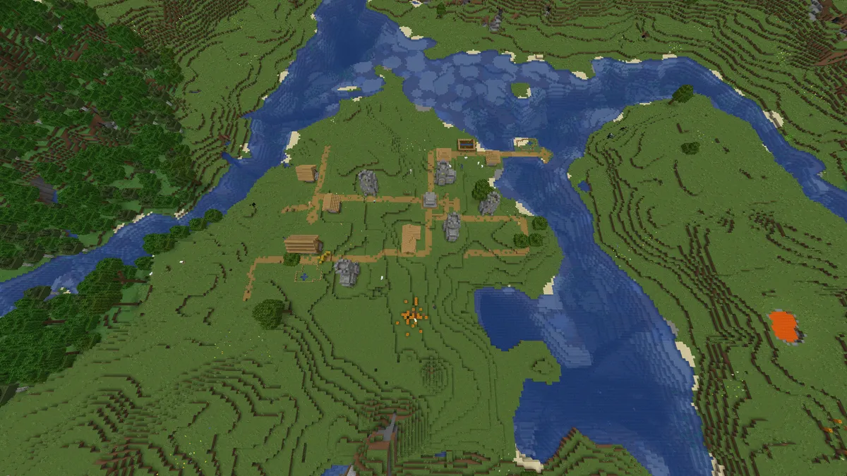 I found a village with 5 churches