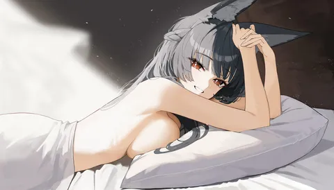 Miyabi in bed