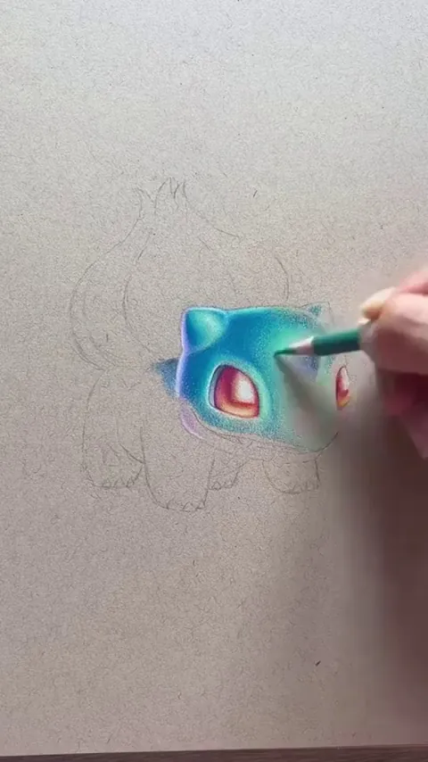 Colouring Bulbasaur [OC]