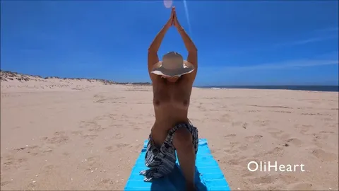 Love to do naked yoga outside