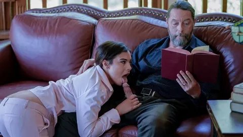 She Blows Me While I Read the Book