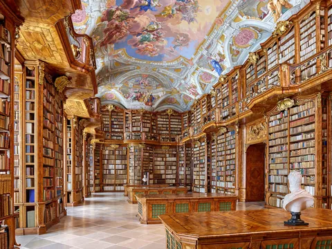 Library in St. Florian monastery, Sankt Florian [3290 x 2467]