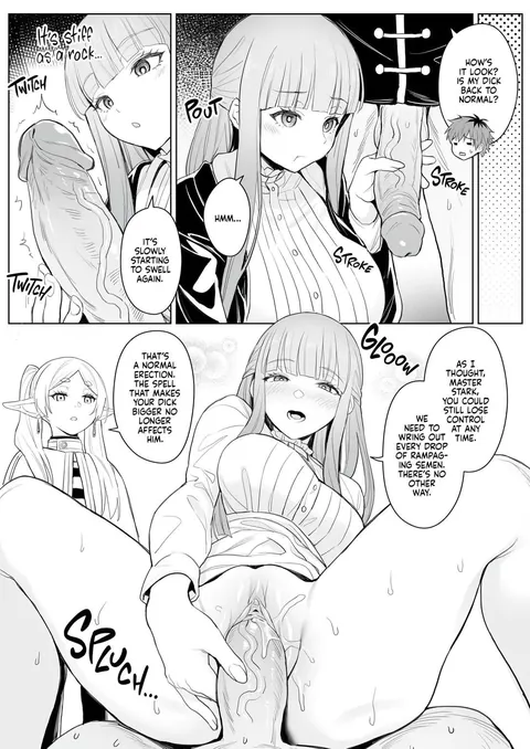 A Spell That Makes Your Dick Bigger (Sousou no Frieren) [English] [Decensored] [Digital]