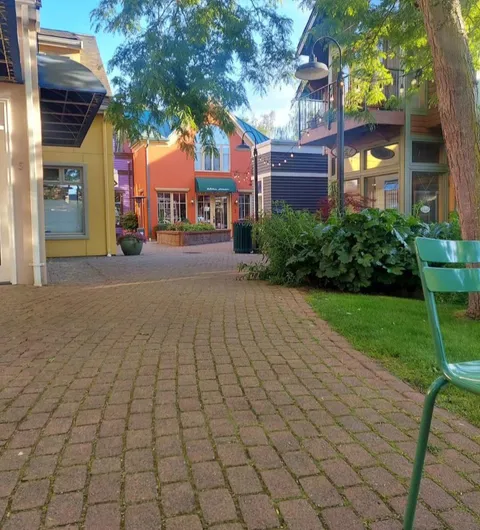 Whidbey Island. Langley, Washington. Little corner of the town was a cozy oasis