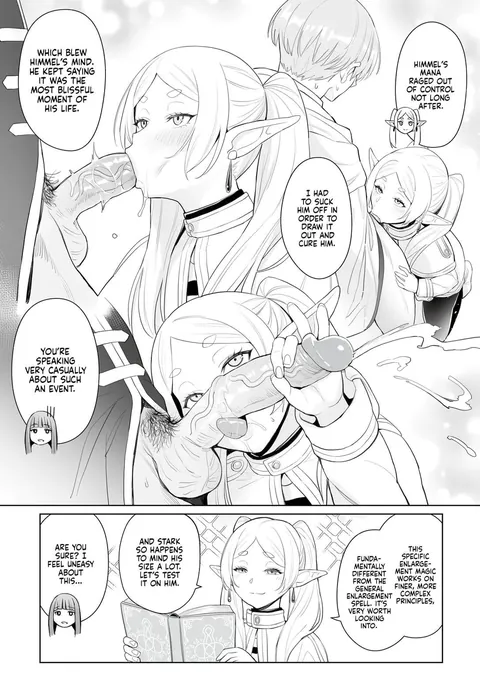A Spell That Makes Your Dick Bigger (Sousou no Frieren) [English] [Decensored] [Digital]