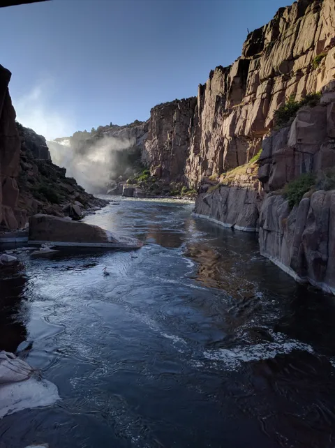 My Mom's Resting Place - Fremont Canyon, Wyoming [OC] (2992 x 4000)