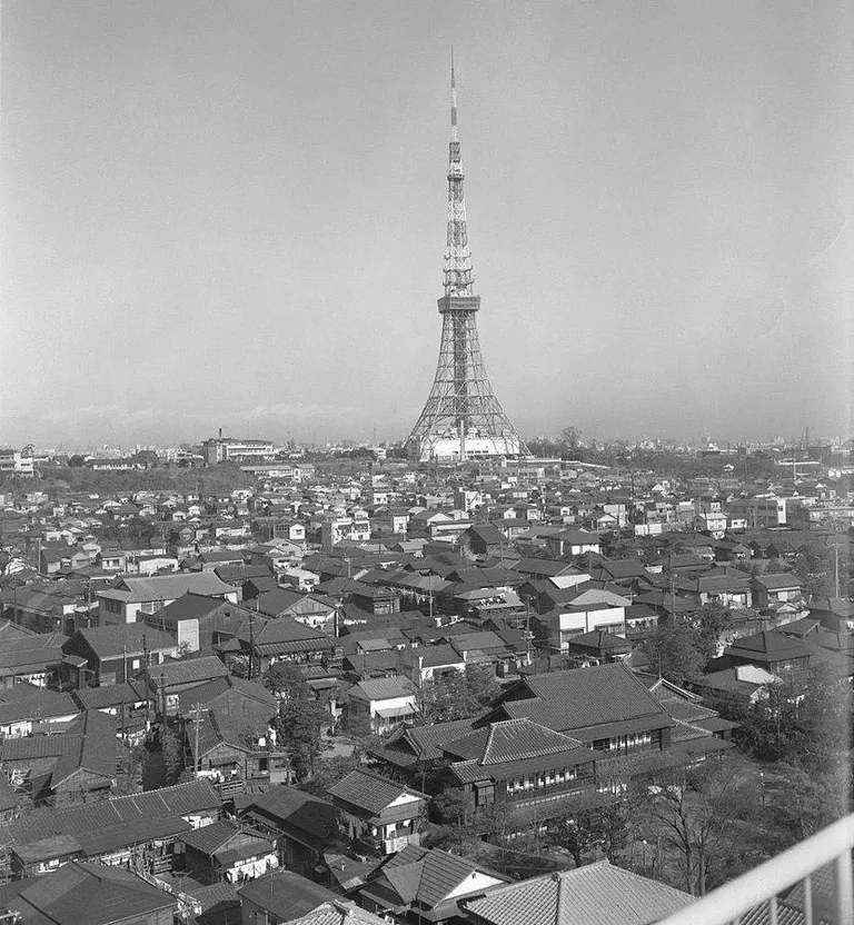 Tokyo in 1960, before there were any skyscrapers
