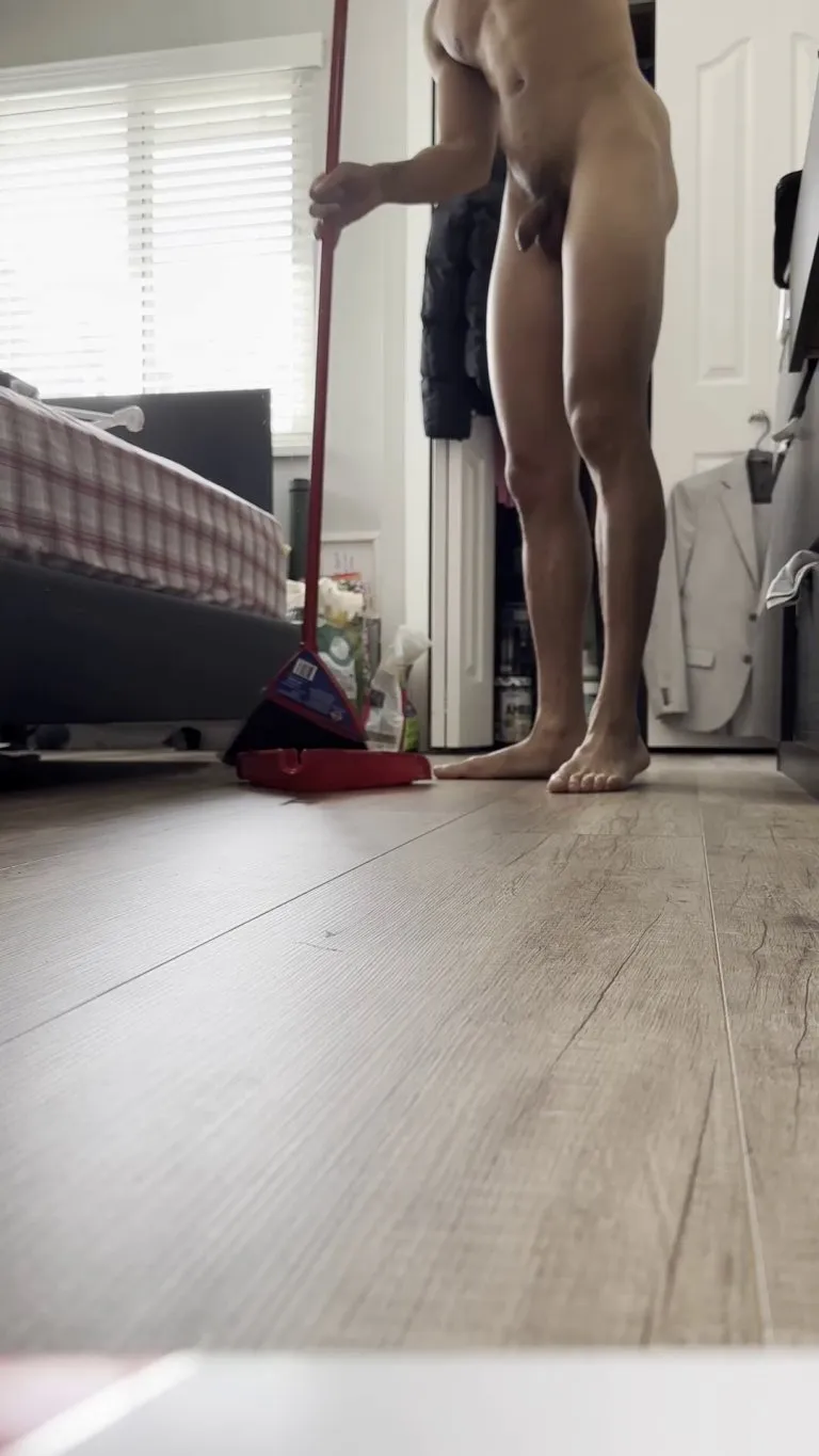 M25, 5ft 8, 136lbs. Take down if not allowed, but thought I’d share a little cleaning day vlog. Doing chores the most normal way I know :)