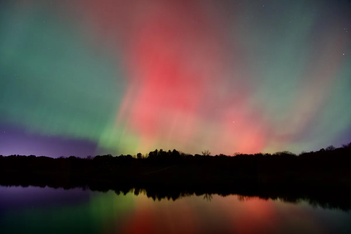 ITAP of the Aurora Borealis in the Midwest US