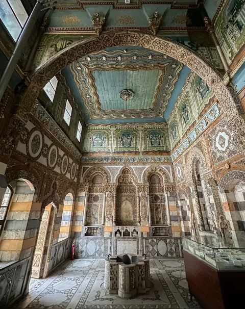 A Room in Bayt Nizam, Damascus, Syria.
