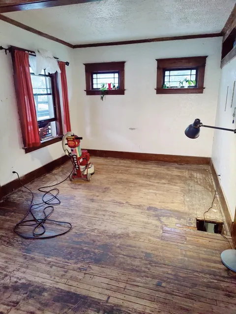 Restored 1916 hardwood floor Midwest