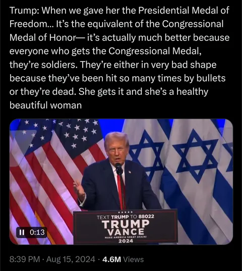 I can't believe what he said about our soldiers 